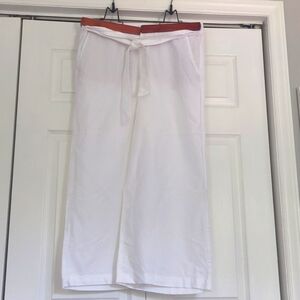 Loft Linen Cropped Pant
